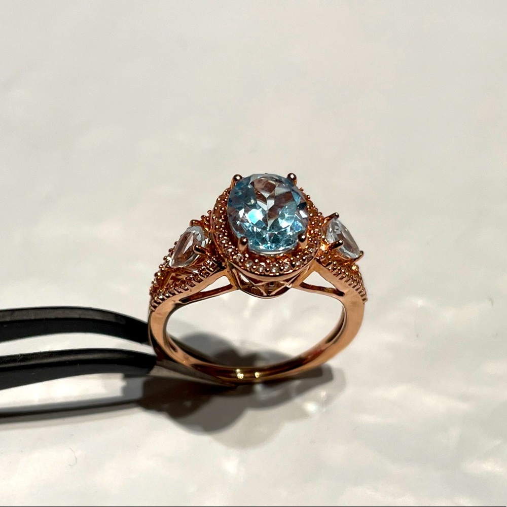 10K Topaz Ring